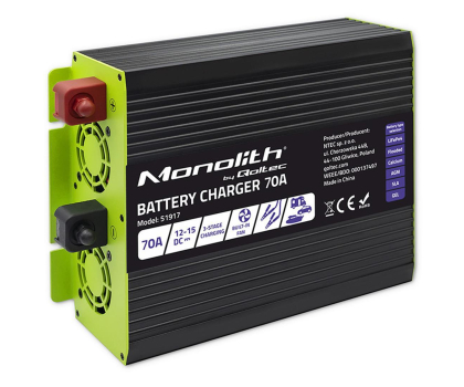 Akcesoria Foto QOLTEC Monolith (LiFePO4, AGM, GEL, SLA, 70A, 12V) 51917